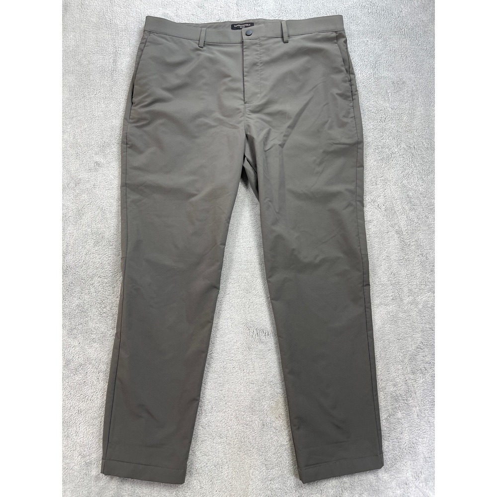 Banana Republic Pants Mens 38x30 Gray Slim Fit Performance Chino Core Temp Tech